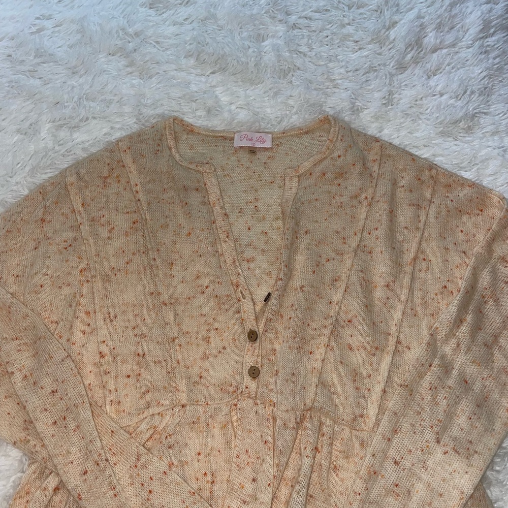 Pink lily top - Picture 2 of 3